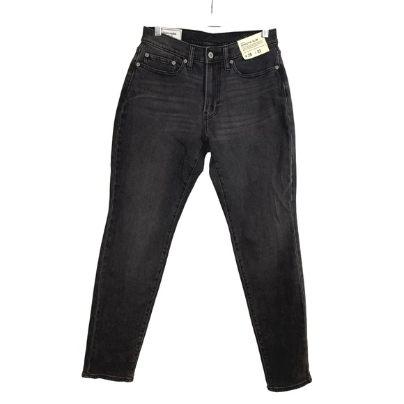 NEW Abercrombie & Fitch Athletic Slim Black‎ Wash Denim Jeans 28x32 Men - Picture 1 of 11